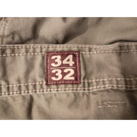 Redhead Cargo Pants Men's 32x30 Olive Army Green Straight Wide Leg Casual Gorp - Picture 10 of 16